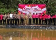 Wakapolda Kep. Babel, Brigjen Pol. Tony Harsono, S.I.K., M.Si. beserta PJU dan Bhayangkari launching penguatan Program Pekarangan Pangan Lestari (P2L)